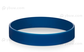 Blue Solid Blank Wristbands