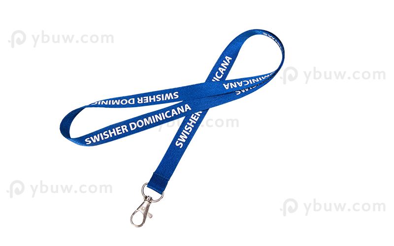 Blue Nylon Lanyard-NL15exL