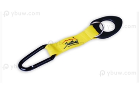 Yellow Short Polyester Lanyard-SPL20atuxS