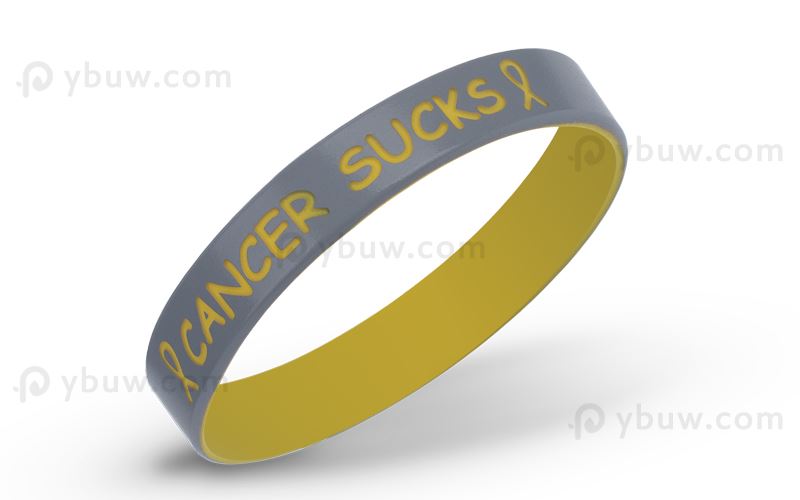 Gray Duel Layer Wristband-DLW12ASO