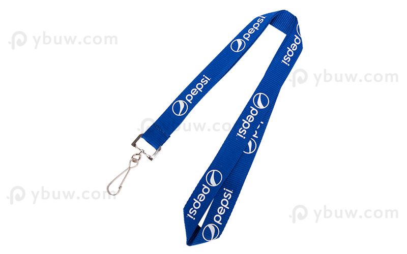 Royal Blue Polyester Lanyard-PL15cxLP