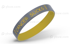 Gray Duel Layer Wristband-DLW12ASO