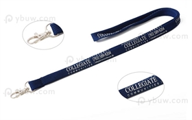 Navy Blue Tube Lanyard-TL15cxS