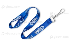 Royal Blue Nylon Lanyard-NL20dxS
