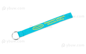 Royal Blue Short Polyester Lanyard-SPL20atxS