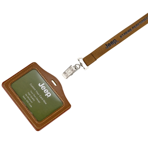 5/8"(15mm) ID Badge Holder Bulldog Clip Polyester Lanyards-K96S