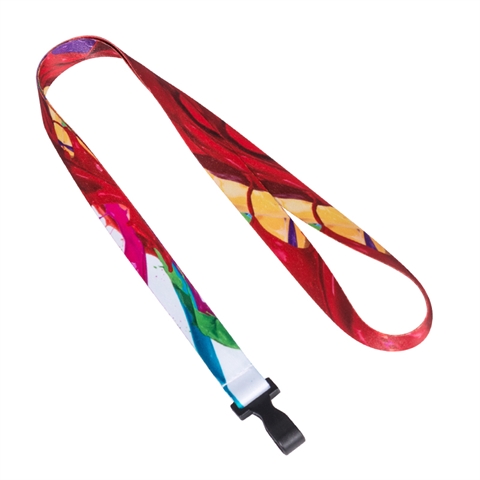 5/8" (15mm) Splash ink Lanyards with Plastic Hook-GUUV