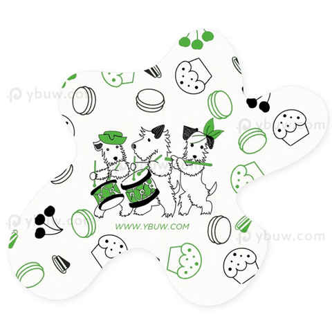 Custom Paper Coaster With Custom Shape