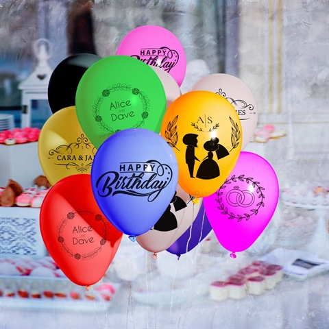 Custom wedding Latex Balloon - BO0107