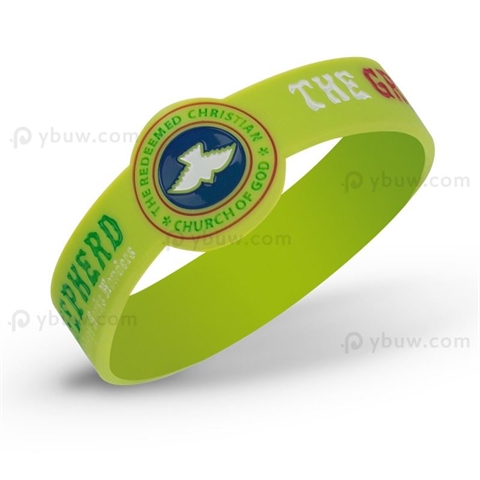 Figured Round Shape Silicone Wristband